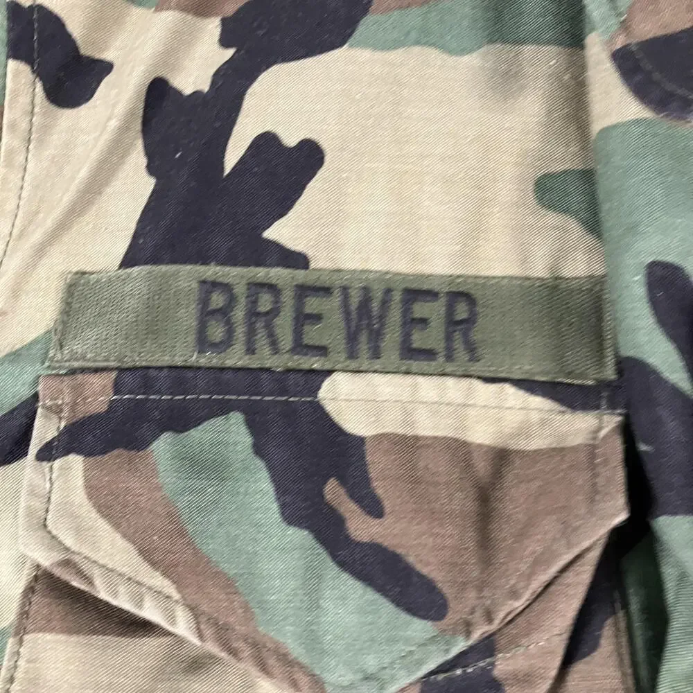 Vintage US Navy Woodland Camo Field Jacket Mens Medium‎ Regular Cold Weather 90s